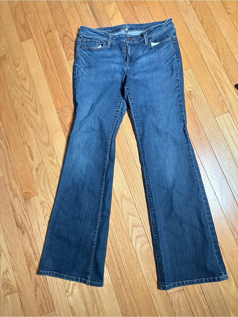 Ann Taylor Loft Blue Flared jeans